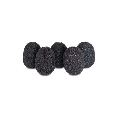 Rycote Lavelier Foams Black (Pack of 5)