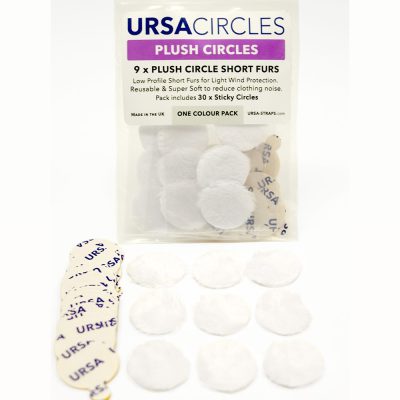 Ursa Plush Circles WHITE (x 9 + 30 Stickies)
