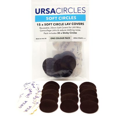 Ursa Soft Circles (Pack of 15 c/w 30 Stickies) BROWN