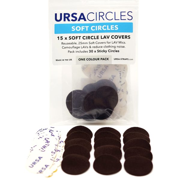 Ursa Soft Circles (Pack of 15 c/w 30 Stickies) BROWN