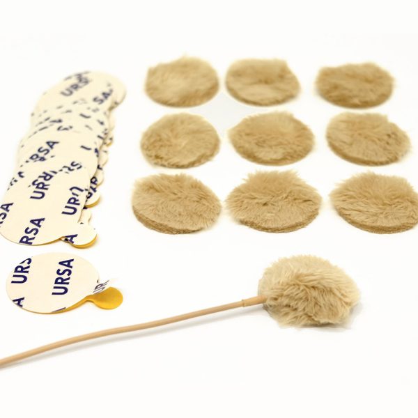 Ursa Plush Circles BEIGE (x 9 + 30 Stickies)