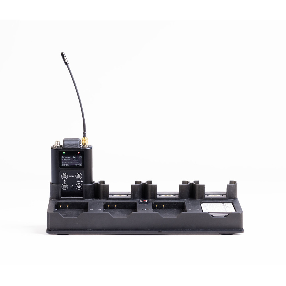 Wisycom LBC61 battery charger and data transfer bank