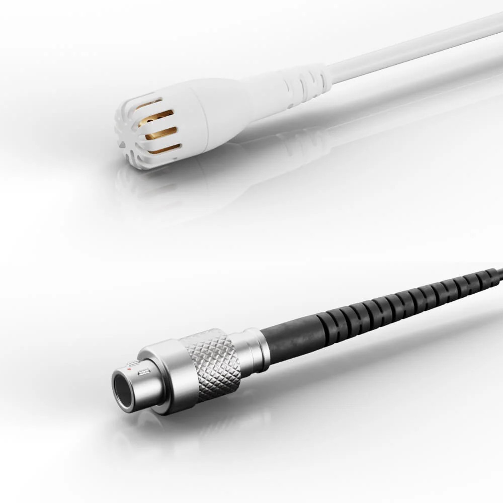 DPA 2061 Microphone - White  / 3 Pin Lemo